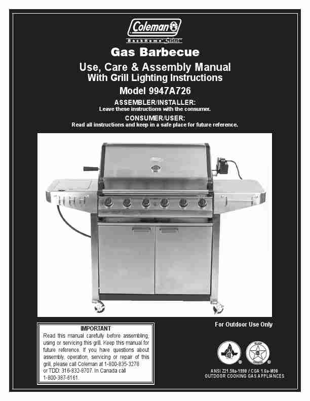 Coleman Gas Grill 9947A726-page_pdf